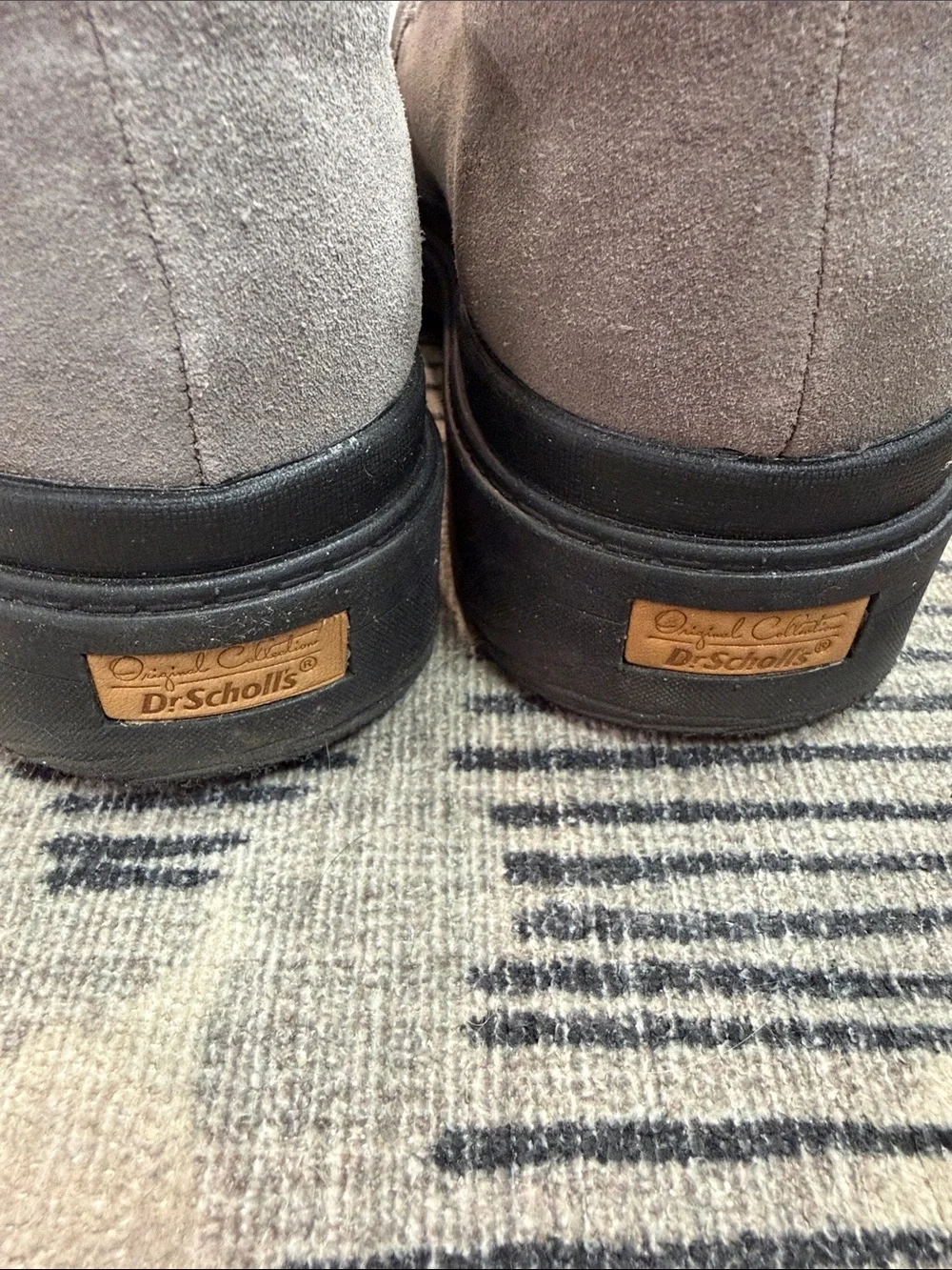 Dr. Scholl's Women's Gray Suede Loafers